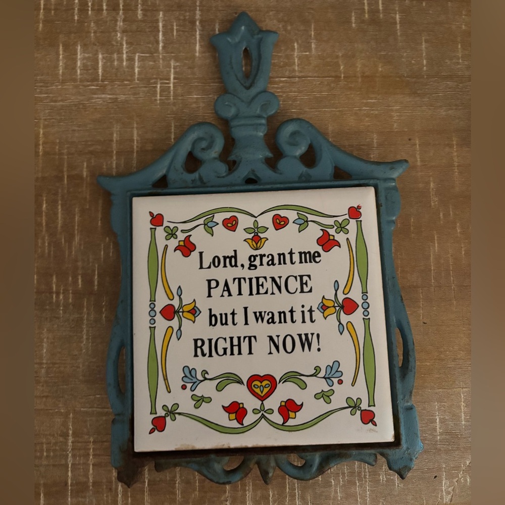 Vintage Funny Trivet - Picture 3 of 3